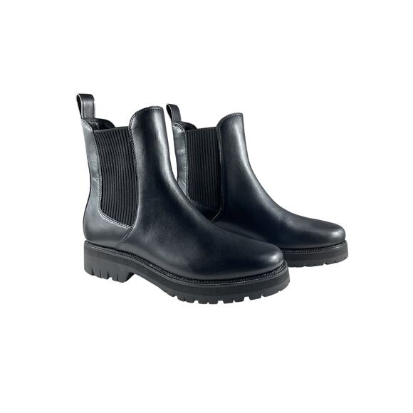 Rag & Bone 'Corey' Black Leather Chelsea Boots Size 11 - Picture 4 of 6